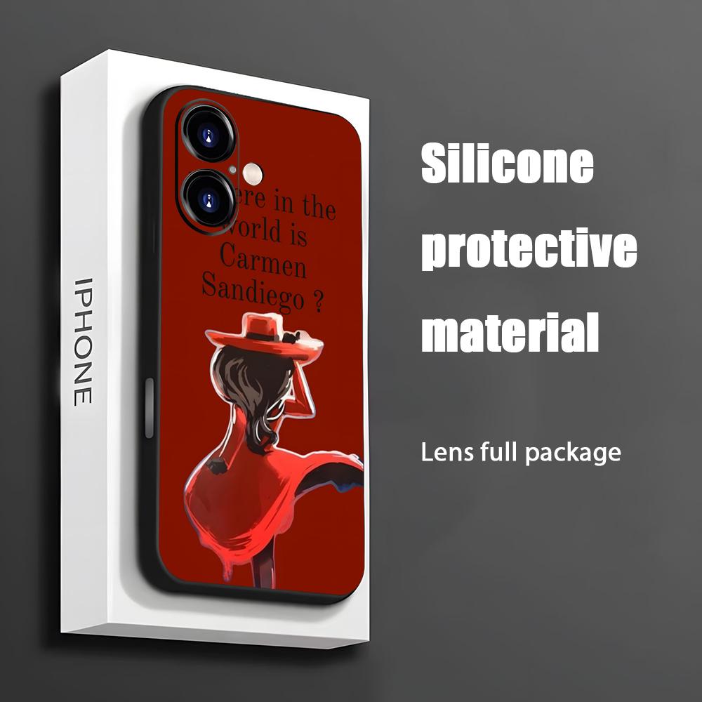 Apple Iphone 16 - Hot Carmen Sandiego Cartoon Phone Case