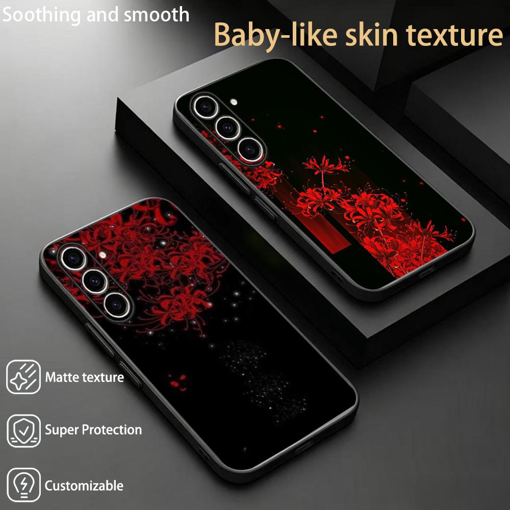 Samsung Galaxy S25 - Red spider lily Japan art fashion