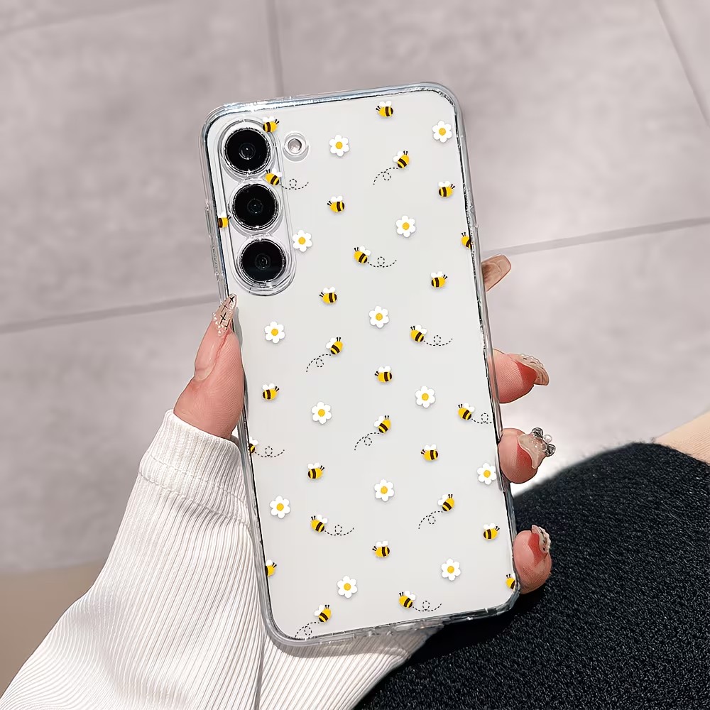 Transparent TPU Cute Bee Daisy - огляд і ціна Samsung Galaxy A55
