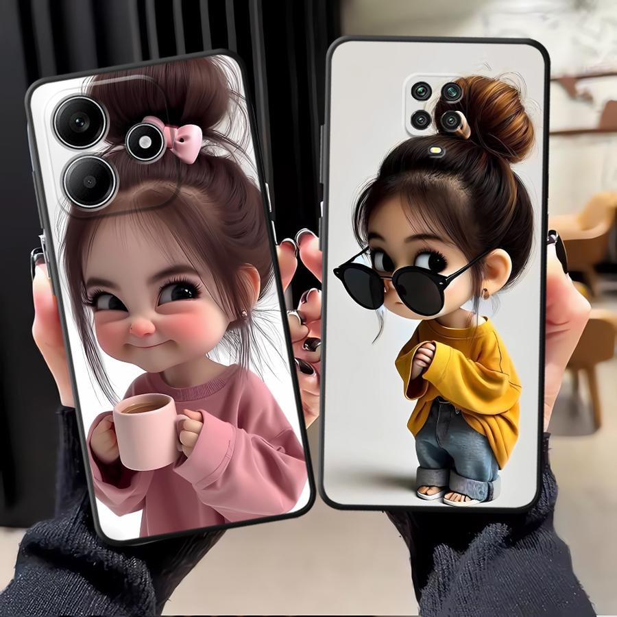 Cartoon Girl Pattern Funda Pho - огляд і ціна Xiaomi Redmi Note 13