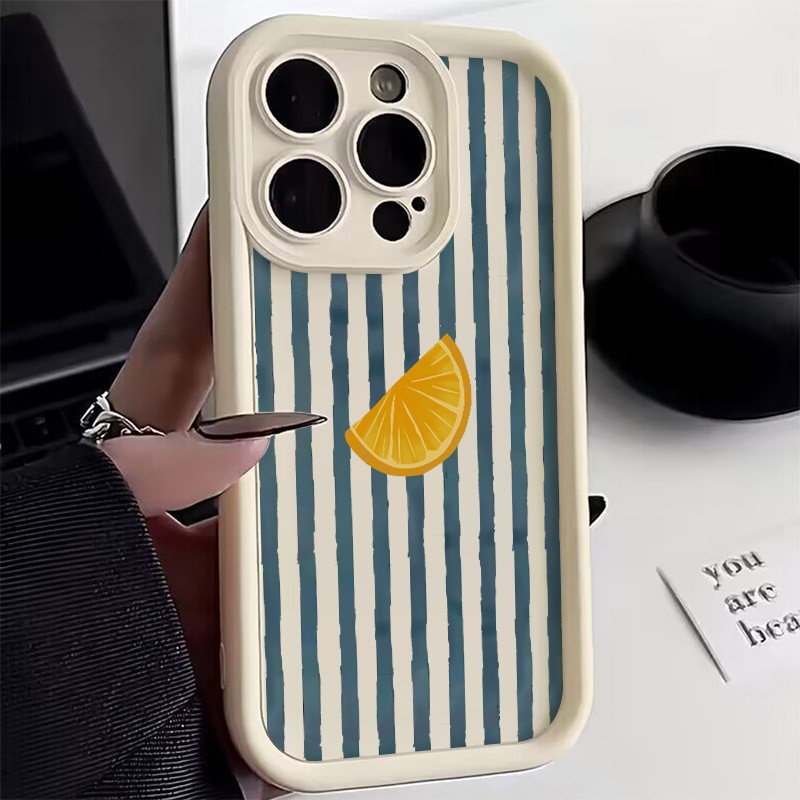 Striped Lemon Slice Pattern Ph - огляд і ціна Apple Iphone 16