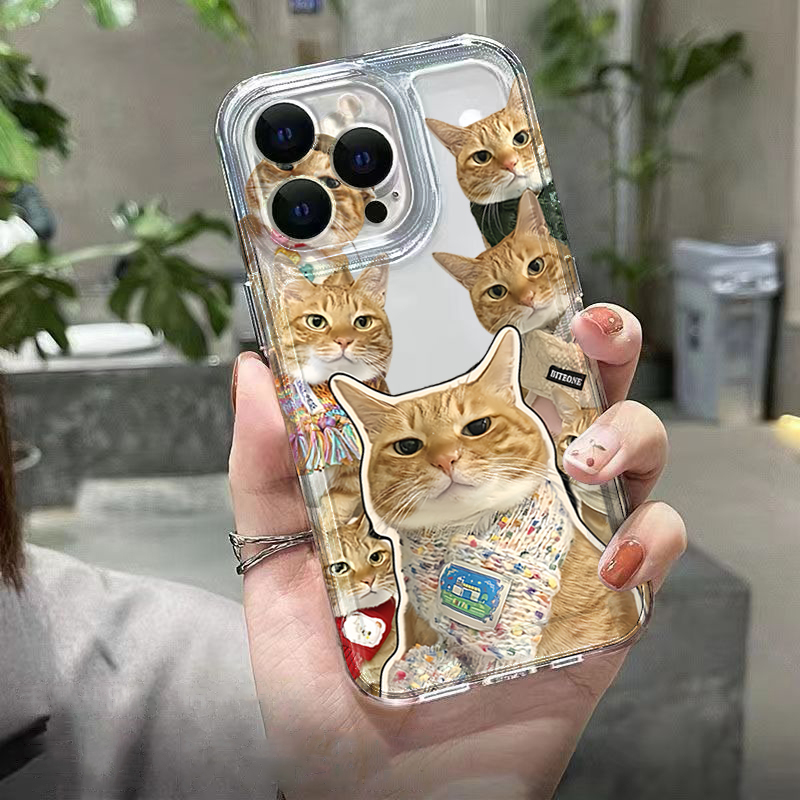 Cute Bandana Cat Clear Phone C - огляд і ціна Samsung Galaxy A55
