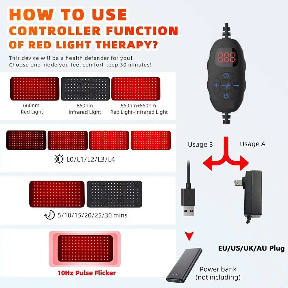 120 LEDs Led 660nm and 850nm N - огляд і ціна Galvanic Skin Sensor