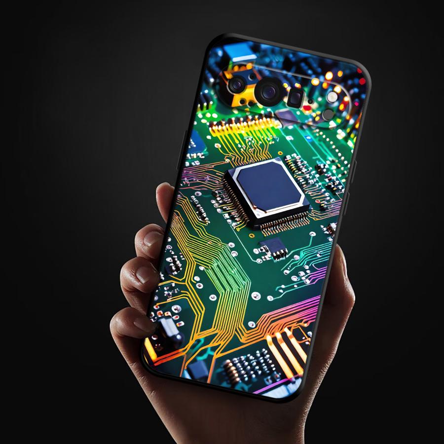 Retro Circuit Board Funda Phon - огляд і ціна Google Pixel 9 Pro