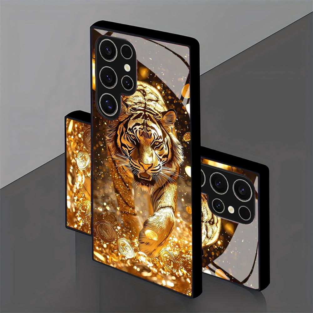 Tiger pattern glass Phone Case - огляд і ціна Samsung Galaxy S25